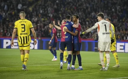 Barcelona'dan Şampiyonlar Ligi'nde tarihi zafer! Dortmund'u 4-0'la geçti