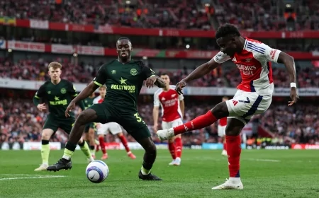 Arsenal, Brentford karşısında puan kaybetti: Şampiyonluk umutları zora girdi