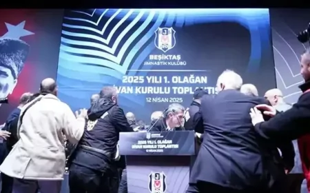 Beşiktaş'tan Resmi Açıklama: Olaylı Kurultay İncelenecek