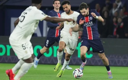PSG'nin Namağlup Serisi Nice Deplasmanında Son Buldu