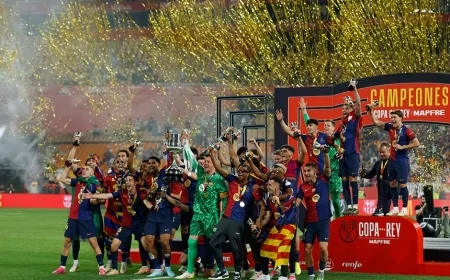 Barcelona'dan Tarihi Zafer: Real Madrid'i 3-2 Yenerek Kral Kupası'nı Kazandı