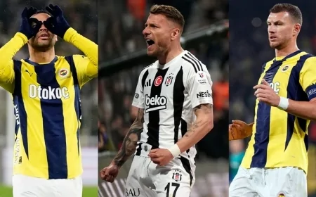 Fenerbahçe Beşiktaş Derbisinin Gol Umudu: Dzeko, En-Nesyri ve Immobile