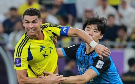 Cristiano Ronaldo'lu Al-Nassr, Asya Şampiyonlar Ligi'ne Veda Etti