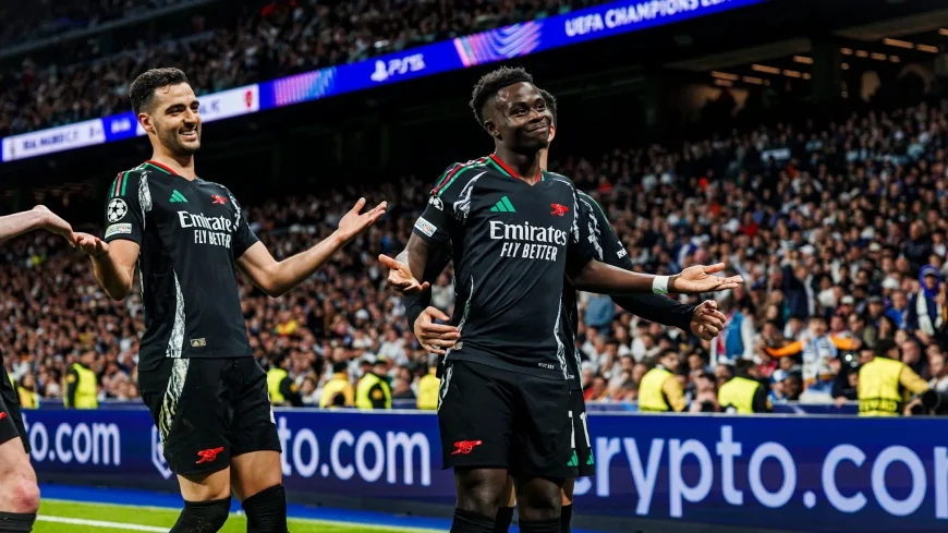 Real Madrid Şampiyonlar Ligi'ne Veda Etti! Arsenal Yarı Final Biletini Kaptı