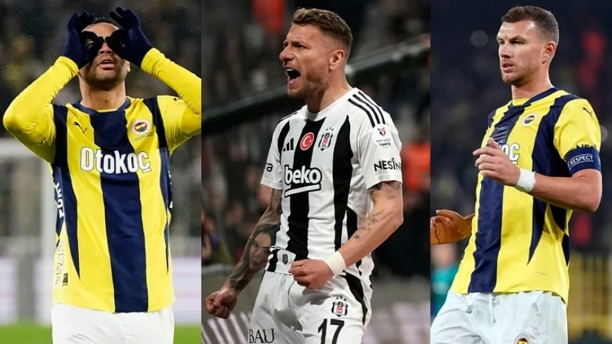 Fenerbahçe Beşiktaş Derbisinin Gol Umudu: Dzeko, En-Nesyri ve Immobile