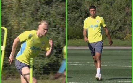 Manchester City'de Rodri ve Haaland Sahalara Geri Dönüyor