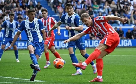 Atletico Madrid Deplasmanda Alaves'e Takıldı