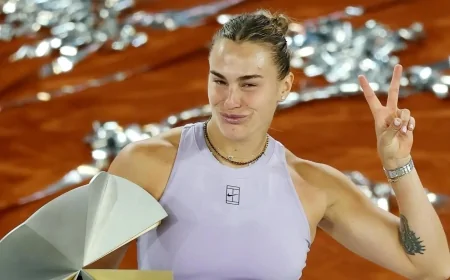 Sabalenka Madrid’de Tarih Yazdı: “Bu Yıl Gerçekten Bir Rüya Gibi”