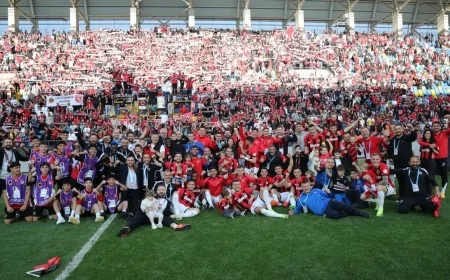 Gençlerbirliği Süper Lig’e Göz Kırptı, Taraftarlar Beştepe’de Coştu