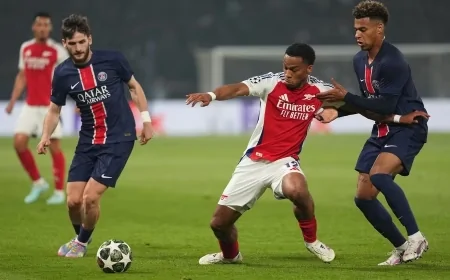 Arsenal, PSG Engelini Aşamadı: Şampiyonlar Ligi Hayali Bir Kez Daha Ertelendi