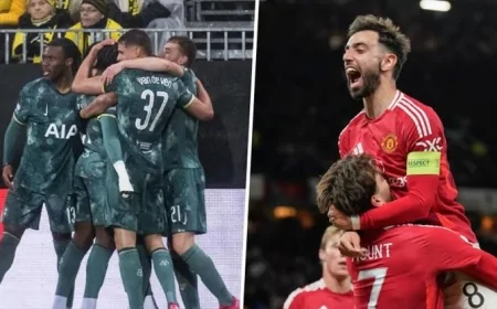 UEFA Avrupa Ligi Finali Belli Oldu: Manchester United-Tottenham Kozlarını Paylaşacak