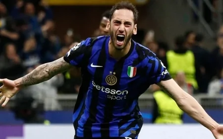 Hakan Çalhanoğlu, UEFA Şampiyonlar Ligi Finaline İkinci Kez Çıkacak