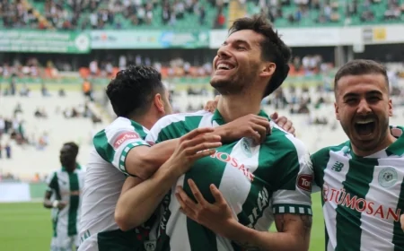 Konyaspor, Rizespor'u 2-1 Mağlup Etti