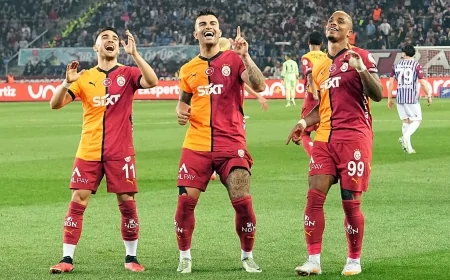 Galatasaray Trabzon’da Zafere Uçtu: Şampiyonluğa 1 Puan Kaldı!