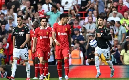 Şampiyon Liverpool ile Arsenal Yenişemedi: 2-2