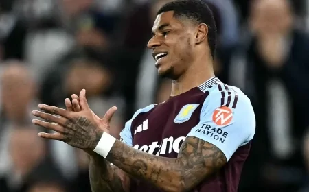 Aston Villa’da Marcus Rashford Sezonu Kapattı