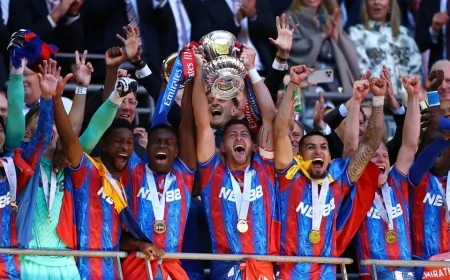 Crystal Palace FA Cup finalinde Manchester City'yi yenerek Kupayı Kazandı