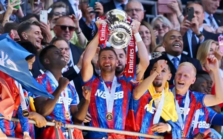 Crystal Palace İlk FA Cup Kupasını Kazandı