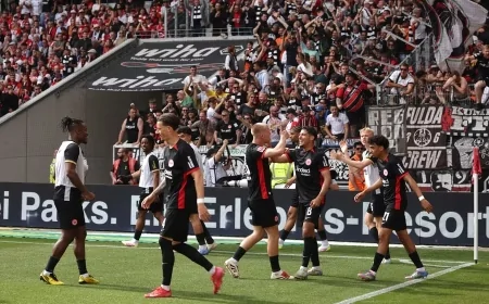 Eintracht  Frankfurt, Freiburg'u Mağlup Ederek Şampiyonlar Ligi Biletini Aldı