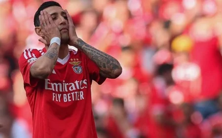 Angel  Di Maria'dan Veda Mesajı: Benfica’dan Sezon Sonunda Ayrılıyor