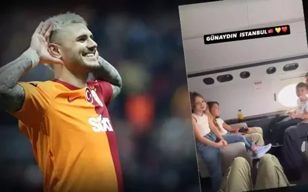 Mauro Icardi ve China Suarez Şampiyonluk Kutlaması İçin İstanbul'da