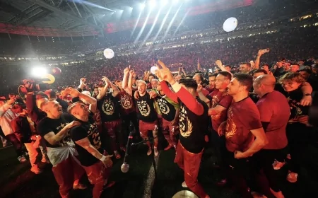 Galatasaray’dan Şampiyonluk Sonrası Olay Video! Okan Buruk, 2035’i Televizyondan İzledi