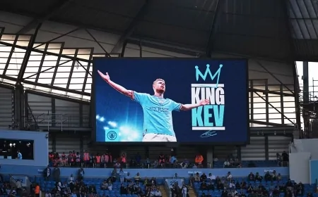 Manchester City’den Kevin De Bruyne'e Veda Töreni