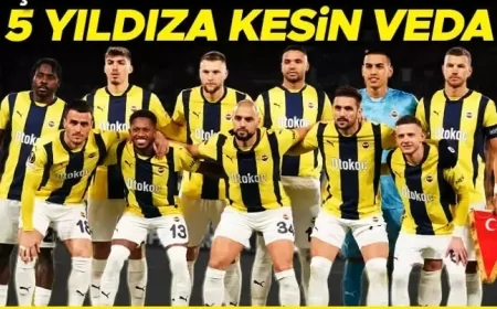 Fenerbahçe'de Yaprak Dökümü: Gidecek ve Kalacak Oyuncular Netleşti