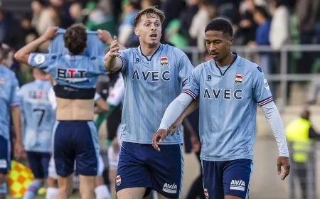Hollanda Eredivisie play-off yarı finallerinde ilk maçlar oynandı