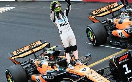 Lando Norris’ten Monaco Zaferi! Liderlik Yarışında Piastri ile Fark 3 Puana Düştü