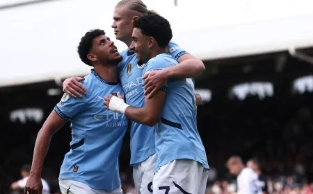 Manchester City Fulham’ı mağlup etti, Şampiyonlar Ligi biletini kaptı