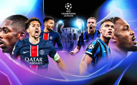 PSG ve Inter Milan, Şampiyonlar Ligi Finalinde Karşı Karşıya