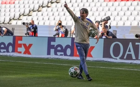 İnter Teknik Direktörü Inzaghi: “PSG Karşısında Konsantrasyon Gerekli”
