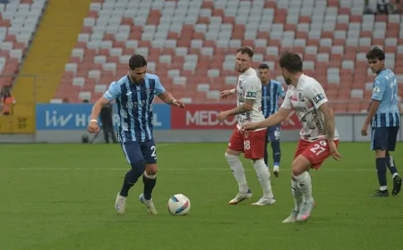 Adana Demirspor ve Gaziantep FK Son Haftada Puanları Paylaştı: 2-2