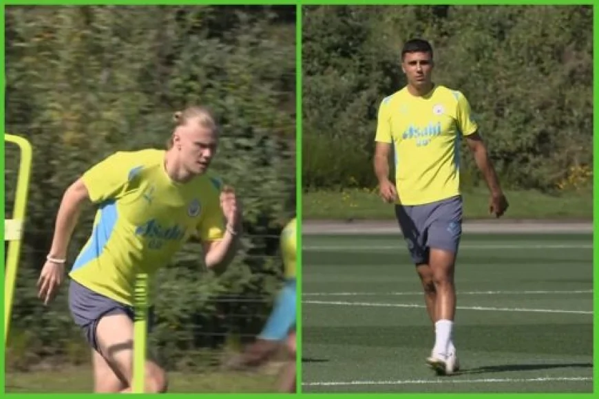 Manchester City'de Rodri ve Haaland Sahalara Geri Dönüyor