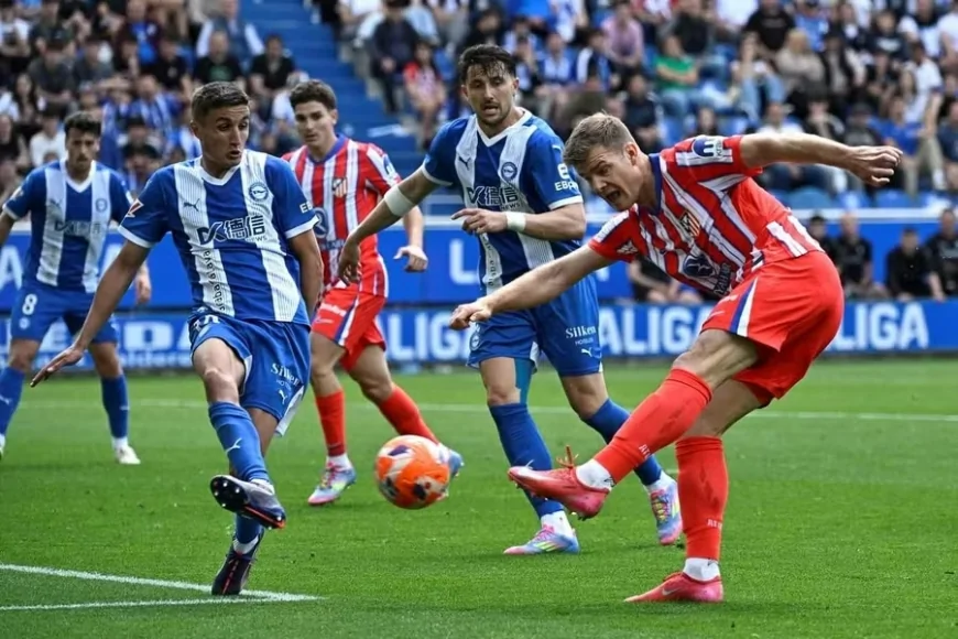 Atletico Madrid Deplasmanda Alaves'e Takıldı