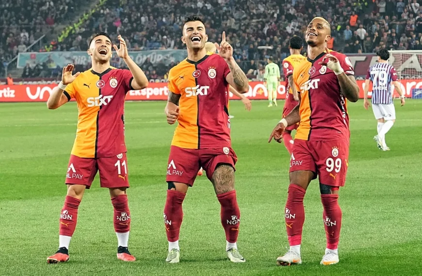 Galatasaray Trabzon’da Zafere Uçtu: Şampiyonluğa 1 Puan Kaldı!
