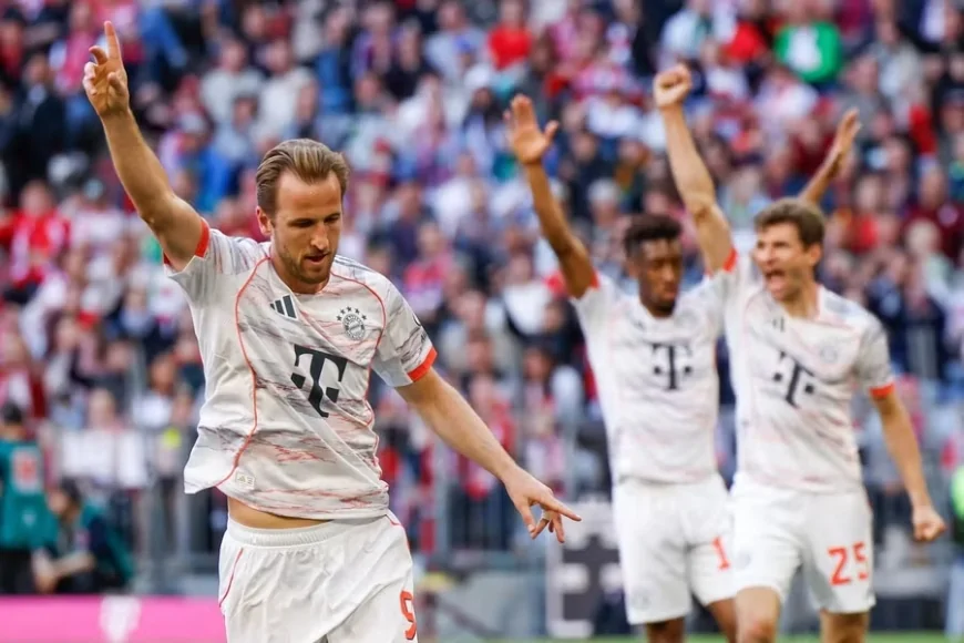 Bayern Münih’te Şampiyonluk Coşkusu: Olise Parladı, Kane İlk Kupasını Kaldırdı