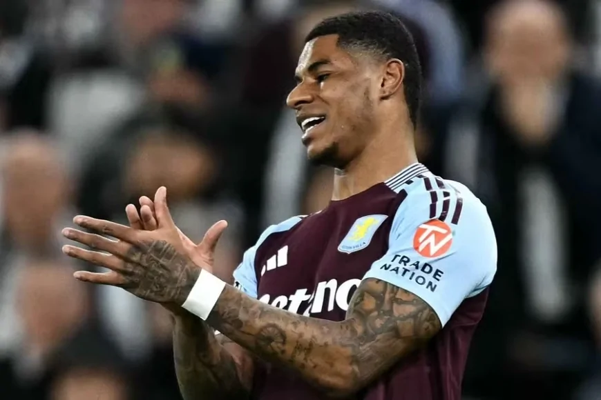 Aston Villa’da Marcus Rashford Sezonu Kapattı