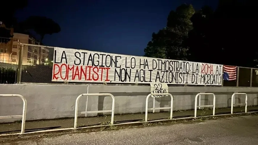 Roma'da Taraftarlar Ayakta: "USA evine dön!"