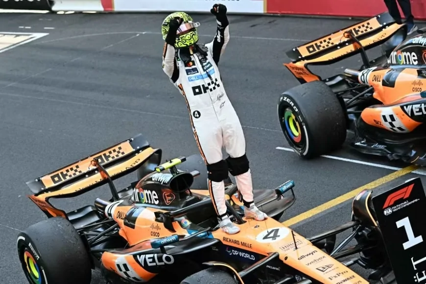 Lando Norris’ten Monaco Zaferi! Liderlik Yarışında Piastri ile Fark 3 Puana Düştü