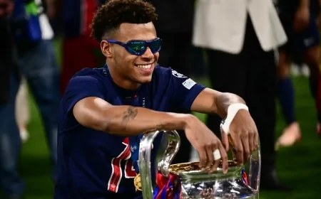 Desire Doue, PSG'nin Şampiyonlar Ligi Zaferiyle Hayallerini Gerçekleştirdi