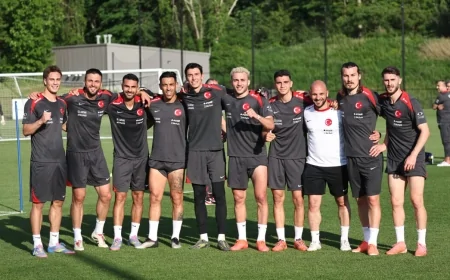A Milli Takım, Montella Yönetiminde Boston'da Çalışmalara Başladı