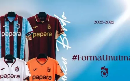 Trabzonspor’un 2025-2026 Sezonu Yeni Formaları Tanıtıldı