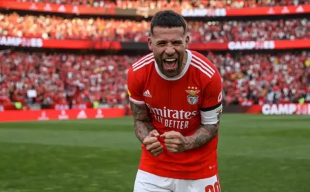 Benfica, Kaptanı Otamendi’nin Sözleşmesini 2026’ya Kadar Uzattı