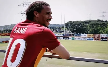 Galatasaray Leroy Sane'nin lisansını çıkarttı