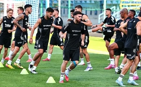 Beşiktaş'ın Shakhtar maçı ilk 11'i belli oldu