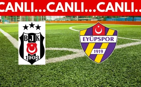 Beşiktaş - Eyüpspor Maçını Canlı İzle! (Şifresiz izle)