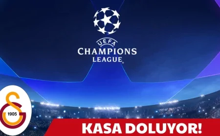 Galatasaray’a Şampiyonlar Ligi’nden 640 Bin Euro Müjdesi!