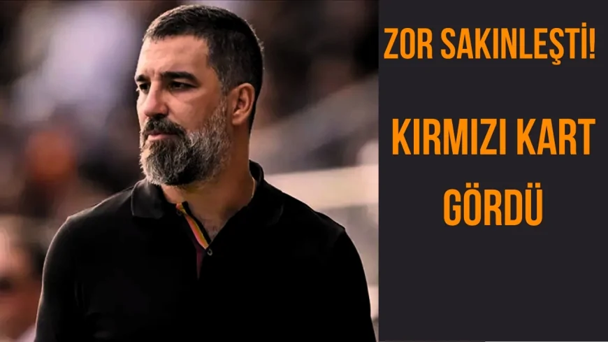 Arda Turanı zor sakinleştirdiler! Hakem kırmızı kart gösterdi